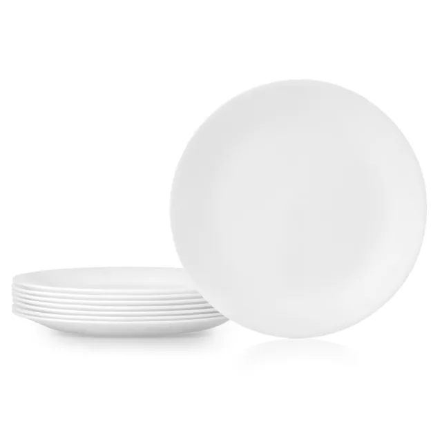 Winter Frost White, Round Dinner Plate, Set of 6