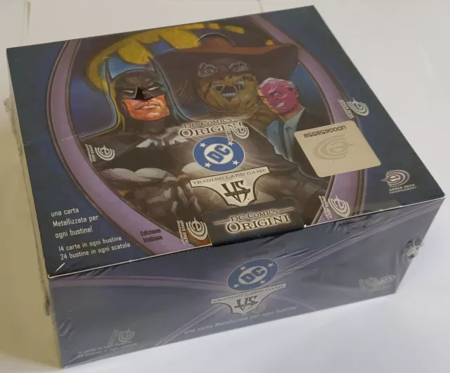 Vs System DC Comics Origini Box 24 Bustine Cards Ed. Italia