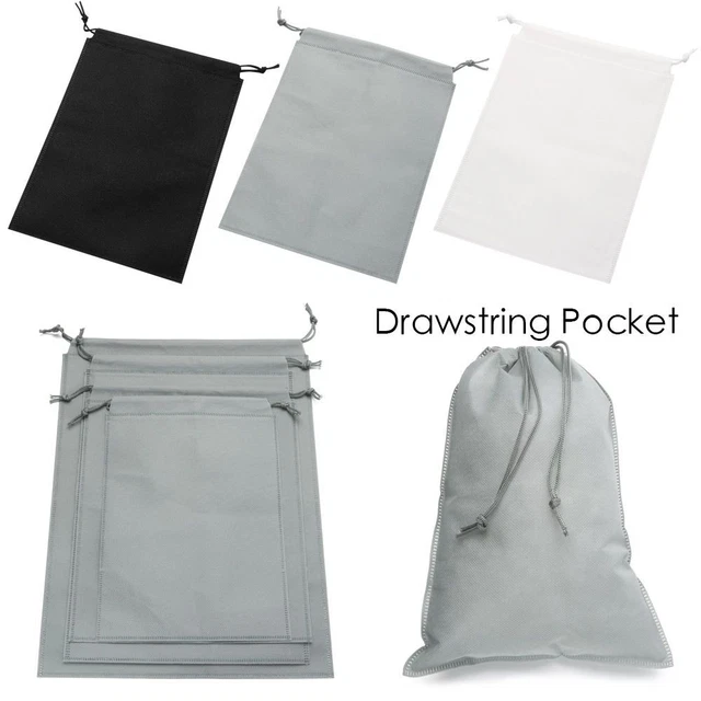 Pocket Clothing Organizer Non-woven Drawstring Bags Shoes Storage Storage Bag