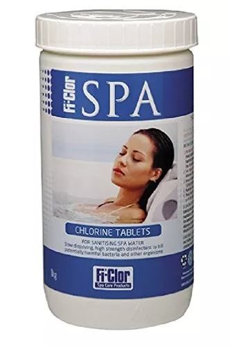 Fi-clor Spa and Hot Tub 20g Chlorine Tablets 1kg