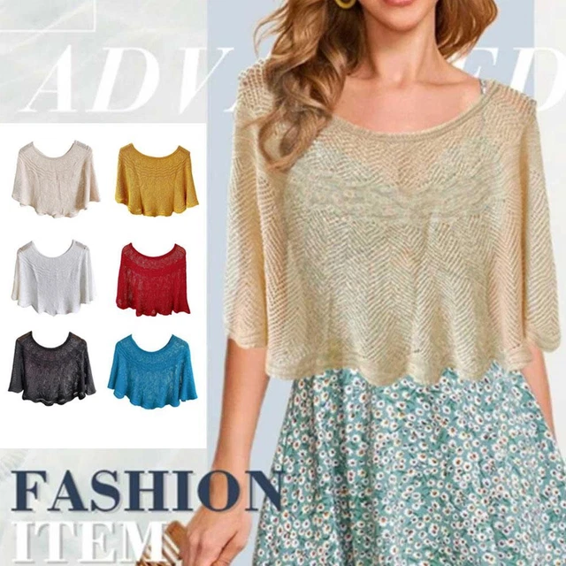 knitted sun proof ice silk shawl
