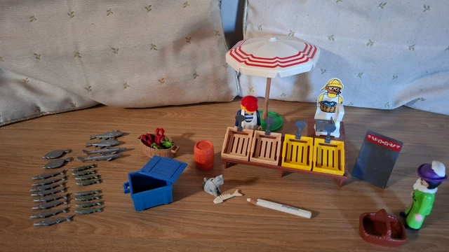 PLAYMOBIL VINTAGE ÉPOQUE 1900 salle de bain victorienne nurse 5324 de 1992 boîte EUR 85,00 - FR