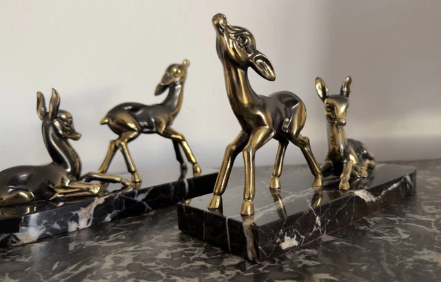 Paire de serre-livres - bronze doré