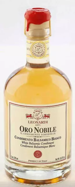 Condimento Balsamico Bianco 'Oro Nobile' 500 ml. - Acetaia Leonardi