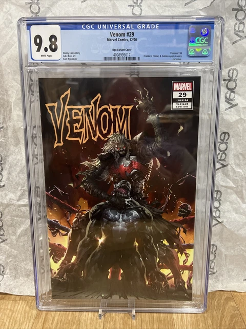 cgc 9.8 VENOM #29 MARVEL 2020 W/p~~FRANKIE'S/GOLDEN APPLE NGU Variant nm/mt