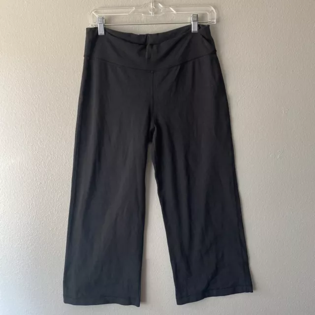 Lululemon Women's Crop Track Pants Size 4 XS Relaxed Fit Heathered Black
