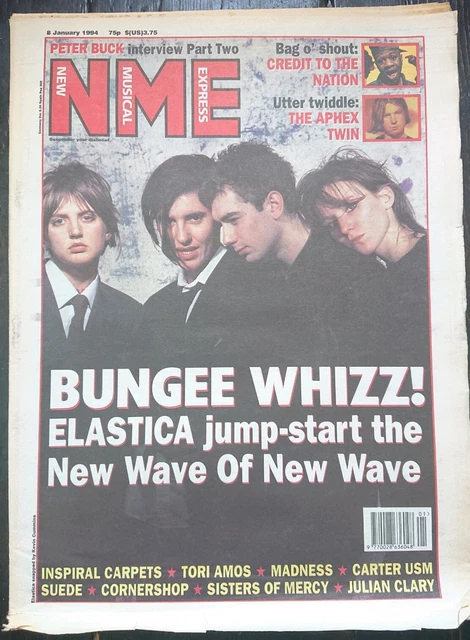 Nme - 8 January 1994 - Elastica Aphex Twin Rem Inspiral Carpets Tori Amos Suede