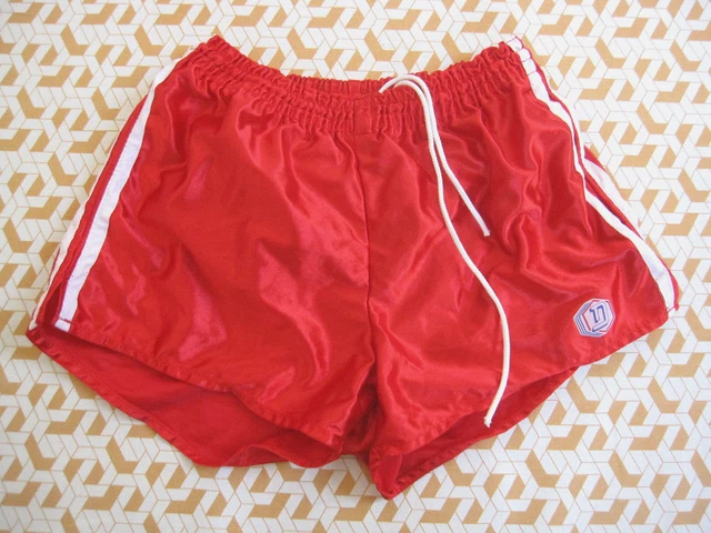 Short De Running Vintage Kopa Heurtefeu En Nylon - Taille 40, Noir, Neuf Sans étiquettes, Style Rétro
