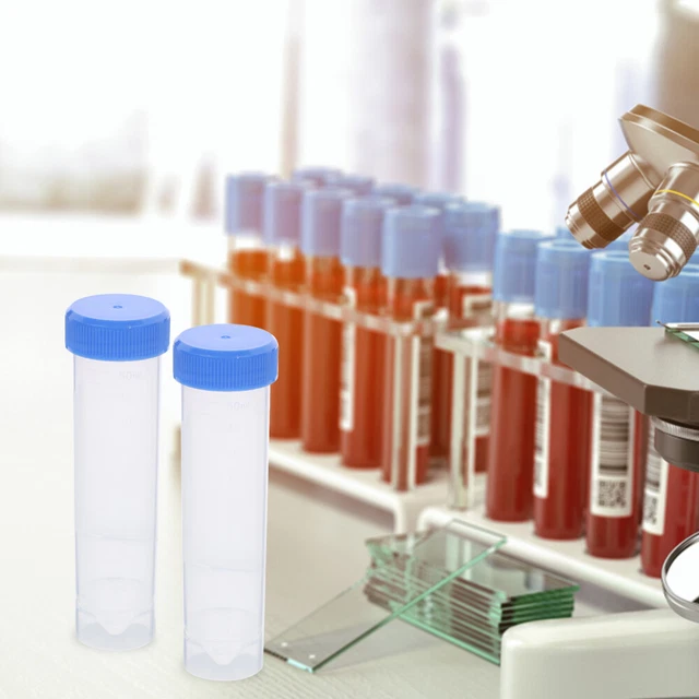 80 Provette Da Centrifuga 0.5ml Con Tappo - In Polipropilene Per Laboratorio - Foto 13