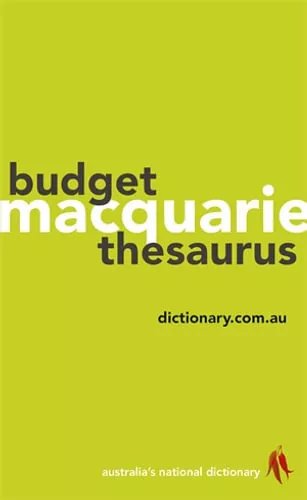 NEW Macquarie Budget Thesaurus By Macquarie Dictionary Paperback Free Shipping