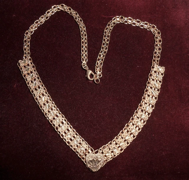 Collier Ethnique Ancien Art Nouveau En Ambre - Perles Ambre, Créateur, Origine France, Occasion
