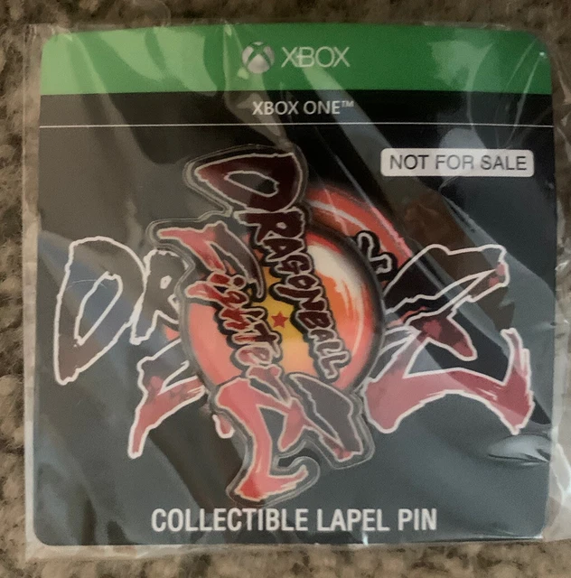 Sealed Brand New Dragon Ball Fighterz Collectible Lapel Pin Xbox One promo