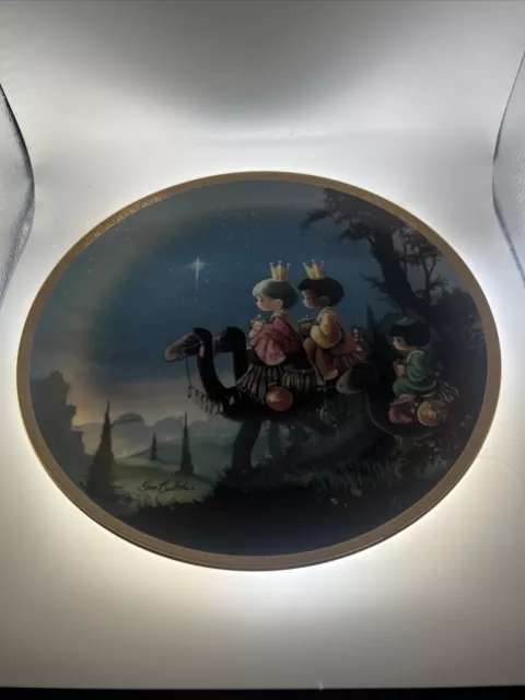 1991 They Followed the Star Precious Moments Bible Story Collector Plate  #0332J