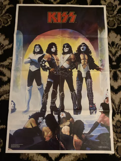 KISS Original 1977 Aucoin Boutwell LOVE GUN poster