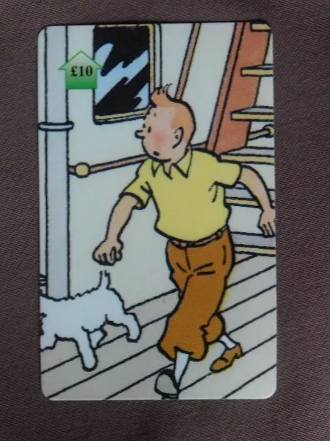 Prepaid Kaart UK - KUIFJE / TINTIN