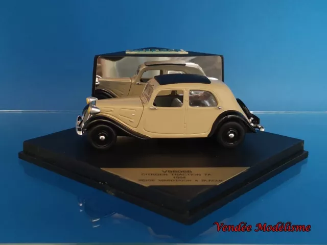 Voiture de  collection - Citroen traction 7A 1934  - Vitesse  1/43