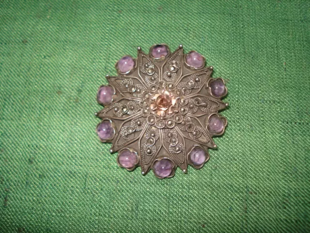 Broche- Pendentif  ancienne en Argent