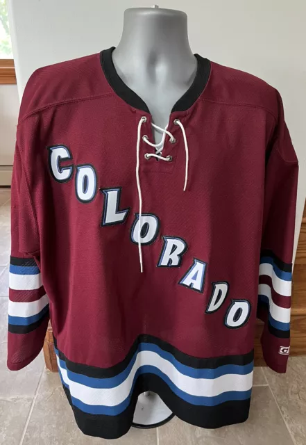 New Colorado Avalanche Mike Hutchinson Authentic 3rd Jersey Size 58