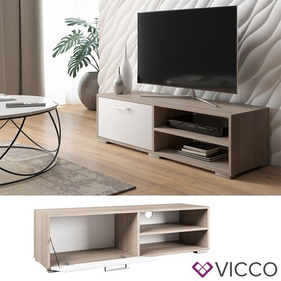 VICCO TV Credenza bassa NOVELLI 155 cm Credenza Armadio per tv Tavolino per tv 