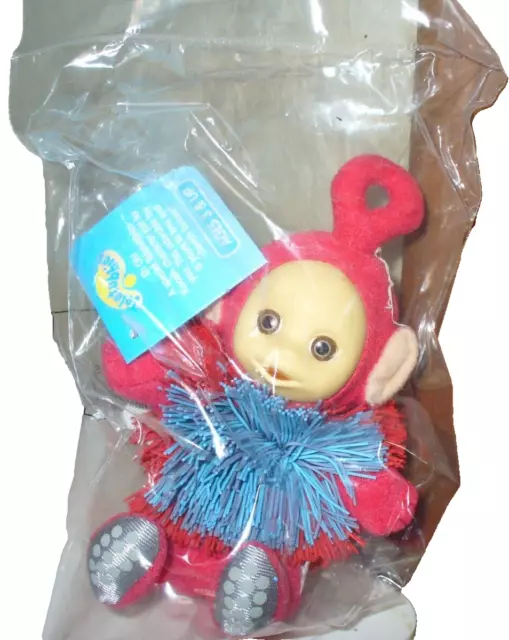 Vintage Teletubbies Koosh Ball Red Po Body Dated 1999 TV Show 90s 6"