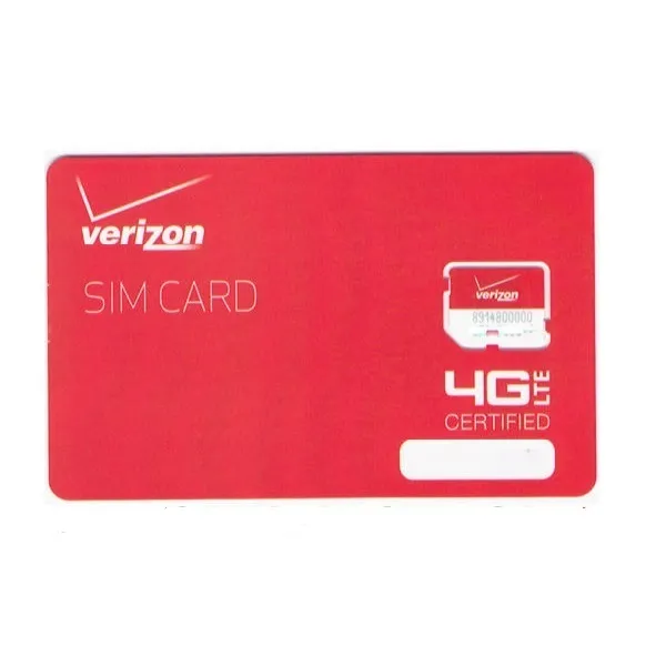 Verizon 4G LTE Micro Sim Card 3FF Droid Razr Samsung Stratosphere Galaxy Nexus