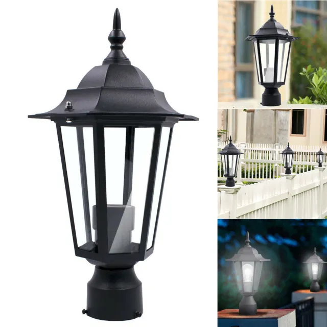 Retro Pillar Light Garden Aluminum Outdoor Lighting Patio Yard Gate Lamp Shape✨