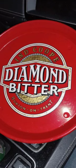 Ind Coope Diamond Bitter Burton on Trent metal Tin Tray | Breweriana .