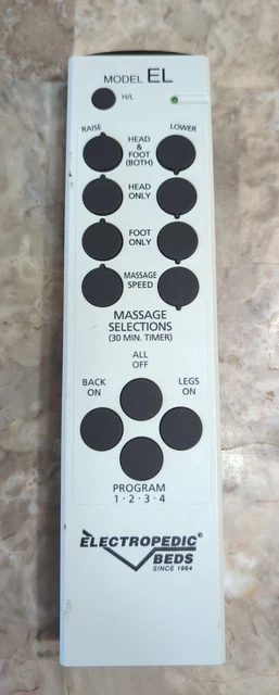 Electropedic Beds 990.510.001 IRS ELEGANCE EL BED CHAIR MESSAGE REMOTE 54193