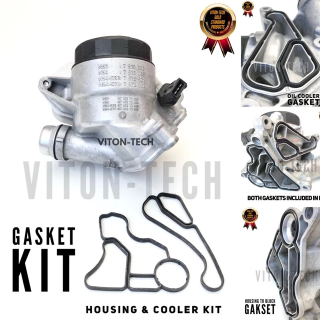 BMW OIL FILTER Housing GASKET KIT E87 E90 E60 E70 F30 E86 N52 N53 N54