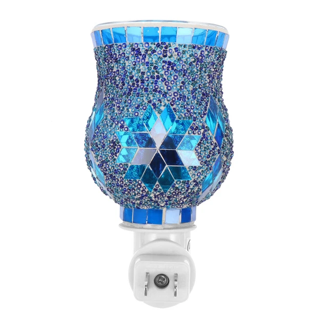 Mosaic Candle Holder Candle Wax Warmer Wax Candle Warmer Glass Wax