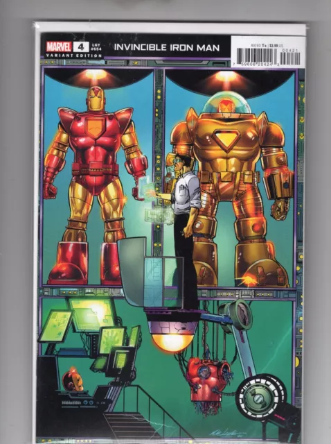 Invincible Iron Man #4 • Bob Layton Connecting Variant • Marvel • 2023