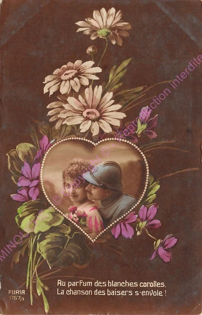 CPA Militaria Patriotic To Perfume Of White Corollas Song Of Baisers