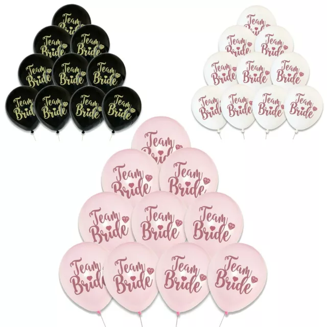 12 Pack Team Bride Balloons Hen Party Accessories Night Do Latex Decorations Any