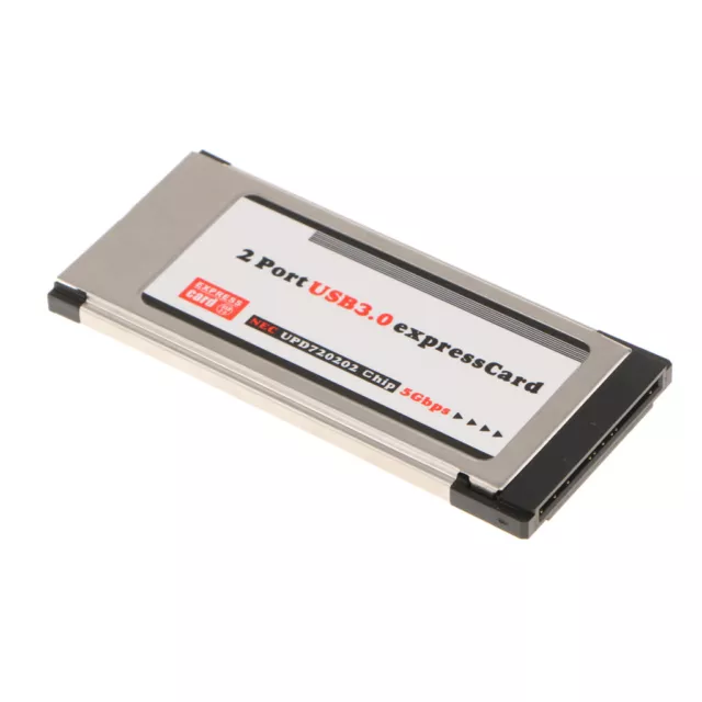 Express Card   auf USB3.0 2 Ports Adapter für Laptop 34mm NEC