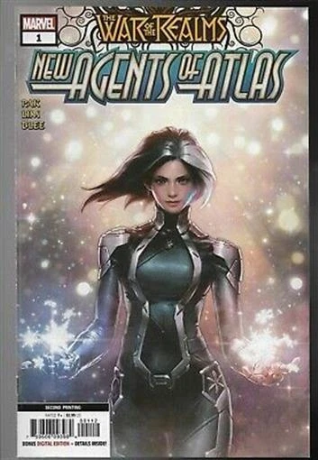 War of The Realms New Agents of Atlas #1 2nd Printing Jee-Hyung Lee Regular Cvr
