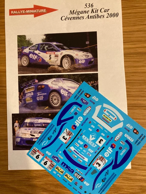 Décalcomanies 1/43 BMW M3 Philippe Pueyo Critérium Des Cévennes 2003 - Neuf Pour Modélisme
