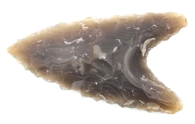 Ancient Rare Battle Hunting Stone Flint Arrowhead Spear Neolithic Bronze Age