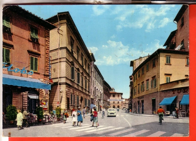 Cartolina  Pistoia Citta'    Viaggiata  1972  Via Buozzi   Regalo