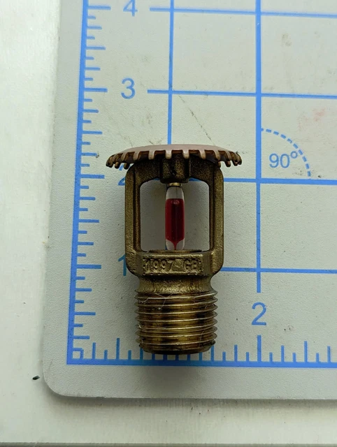 Central  Sprinkler Head Upright RED 1997 GB