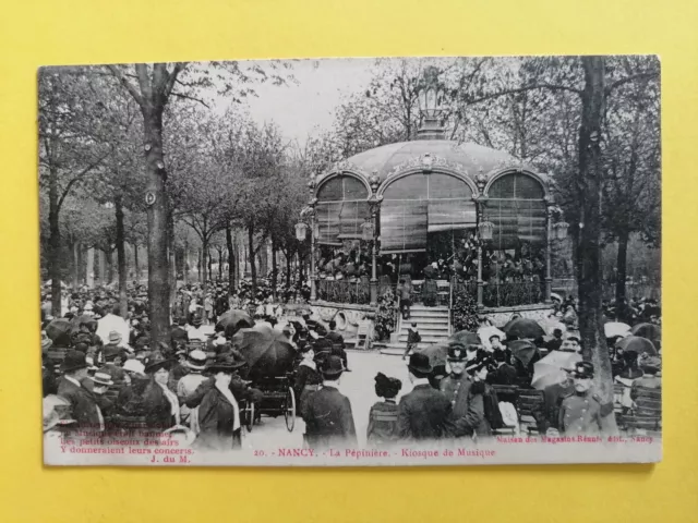 CPA NANCY Meurthe & Moselle La NURSERY MUSIC KIOSK Temple of Harmony