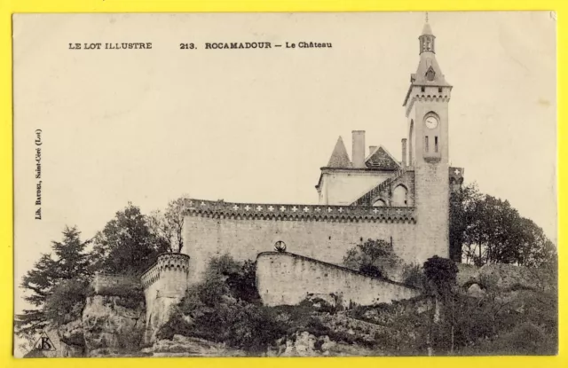 cpa 46 - ROCAMADOUR (Lot) Le CHÂTEAU