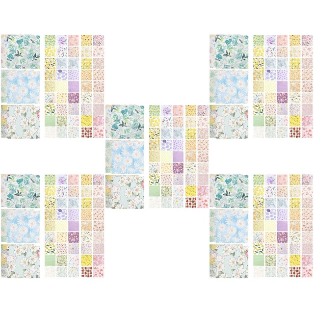 5pcs 1 sac de feuilles de tissu diy