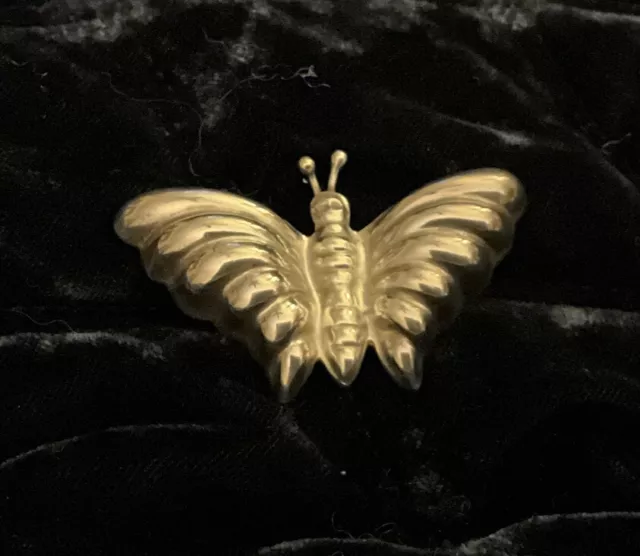 Vintage Sterling Silver - 925 Detailed Butterfly Pin Brooch - Mexico 1.16 Grams