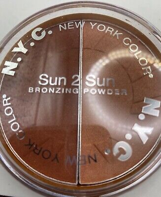 Polvo de bronceado NYC Sun 2 sol 718A niebla de bronce bronce por todas partes bronce sellado