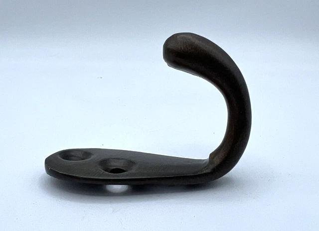 Rejuvenation Rustic Cast Iron Single Hook C0986 Industrial Brown Pottery Barn