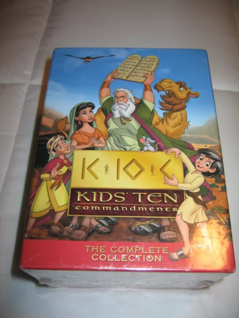 Kids Ten Commandments Complete Collection - 5 Videos VHS Set NEW Sealed