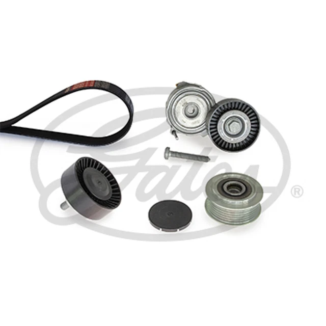 Kit Courroie Gates Micro-V K025PK885 - Kit De Remplacement Pour Système D'entraînement Auxiliaire