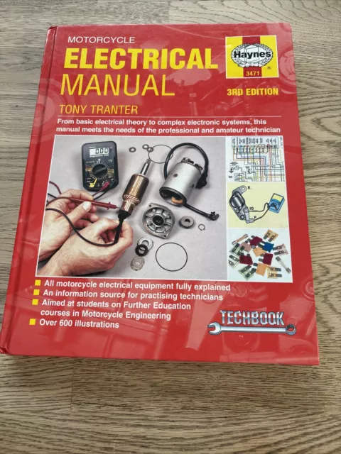 Motorcycle Electrical TechBook 3RD Edition Haynes Manual by Tony Tranter