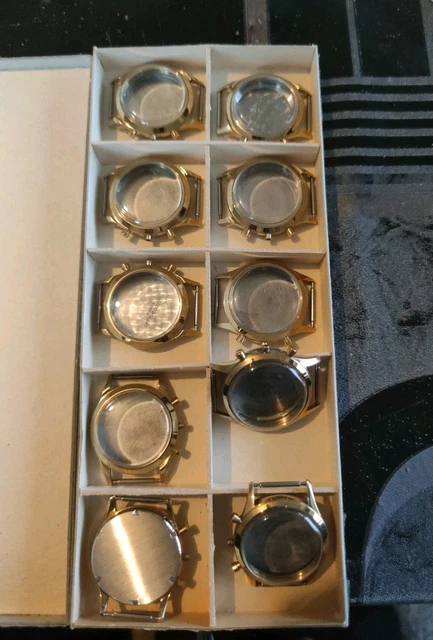 Lot De 12 Tampons Pivotés Horlogerie 19 1/2 Lignes - Haut Et Bas - Neuf Sans étiquette