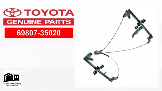 Toyota OEM 69807-35020 Tailgate Power Window Regulator 2003-2009 4Runner